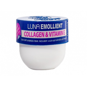 LUNA EMOLLIENT COLLAGEN & VITAMIN E DAILY SOFT & FAIRNESS FACE & BODY CREAM 20 GM